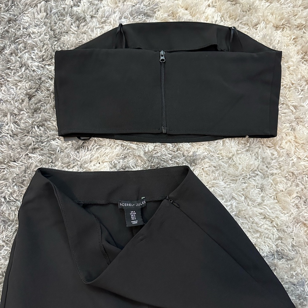 Sincerely Jules | 2-Piece Crop Bandeau Pant Set - Picture 8 of 13